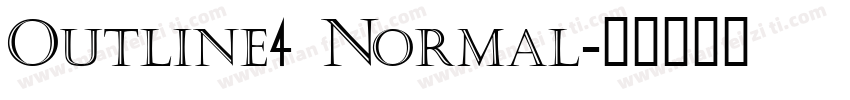 Outline4 Normal字体转换